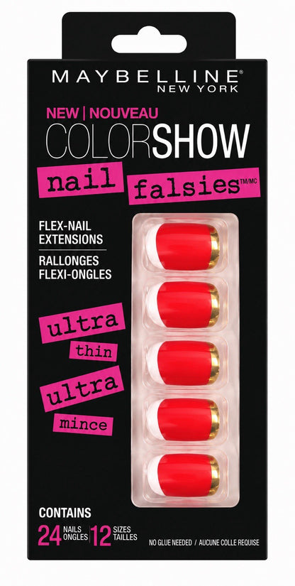 Maybelline Color Show Nail Falsies Press-On Nails 7 Pack Bundle 7 Styles New - Lumi and Leo
