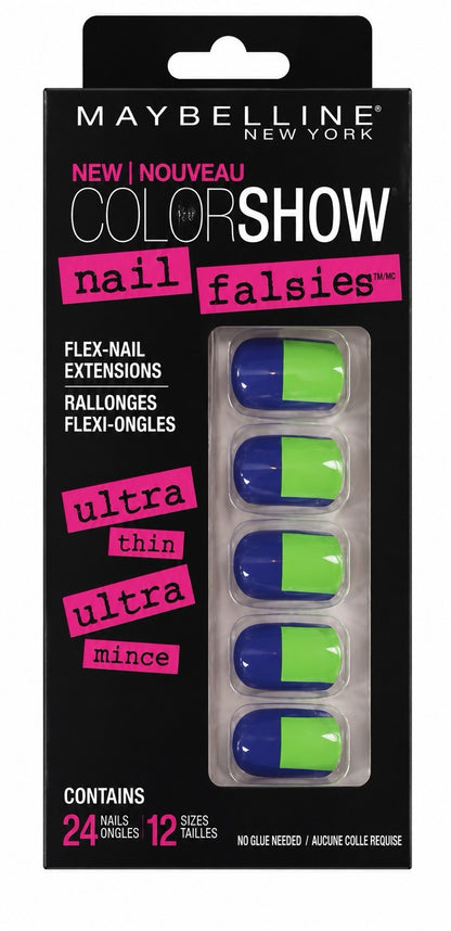 Maybelline Color Show Nail Falsies Press-On Nails 7 Pack Bundle 7 Styles New - Lumi and Leo