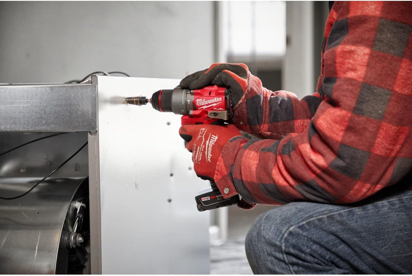 Milwaukee 2504-20 M12 12V Cordless Mini Drill/Driver - Red - Lumi and Leo