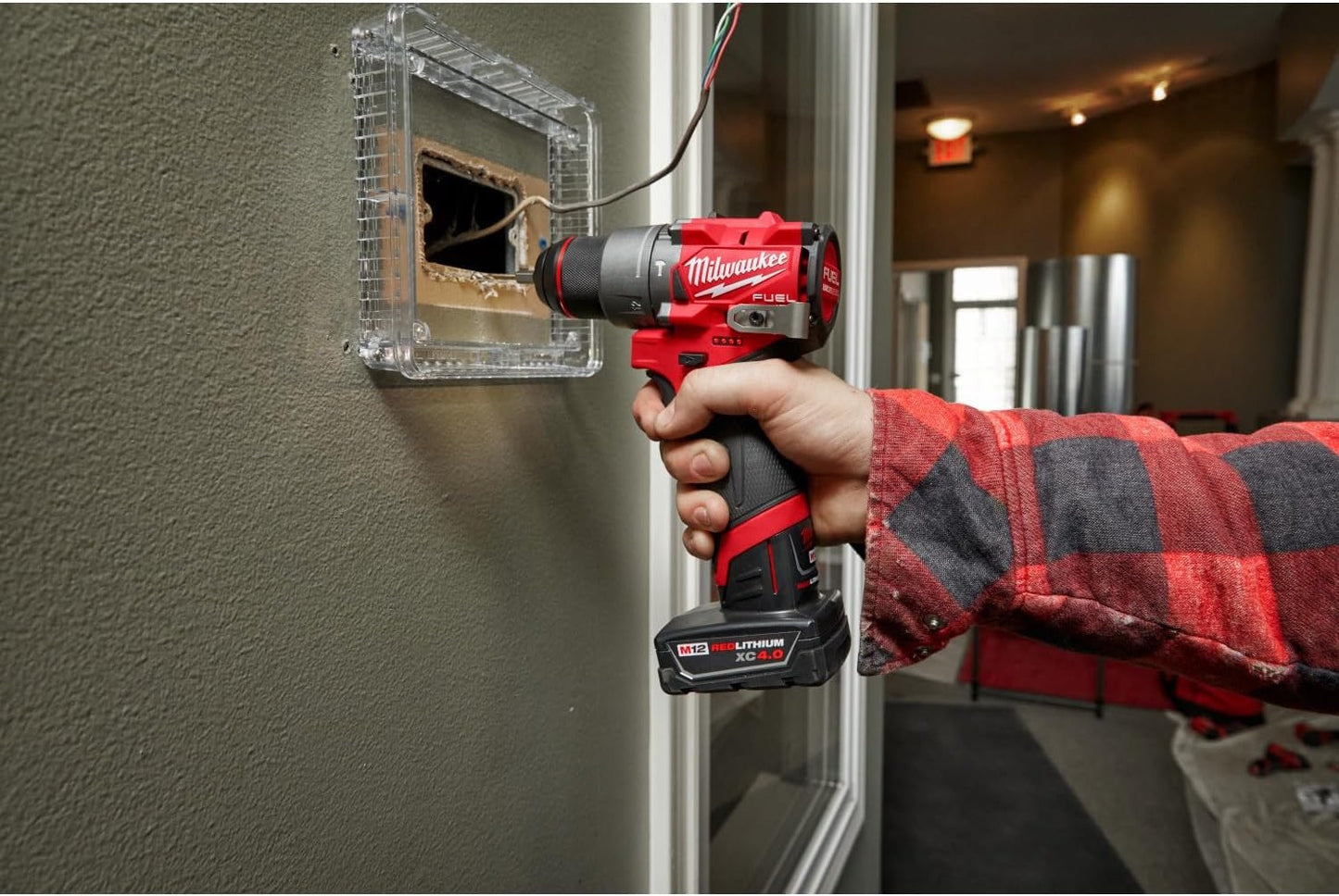 Milwaukee 2504-20 M12 12V Cordless Mini Drill/Driver - Red - Lumi and Leo