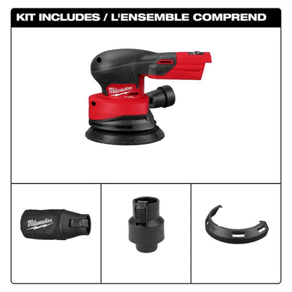 Milwaukee 2837-20 M18 Cordless 5” Random Orbital Sander - Lumi and Leo
