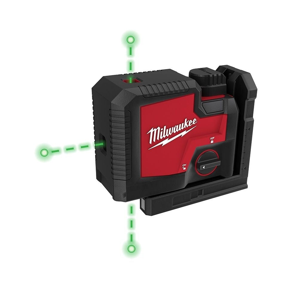 Milwaukee 3510-21 USB Rechargeable Green 3-Point Laser Tested (Pre-Owned) - Lumi and Leo