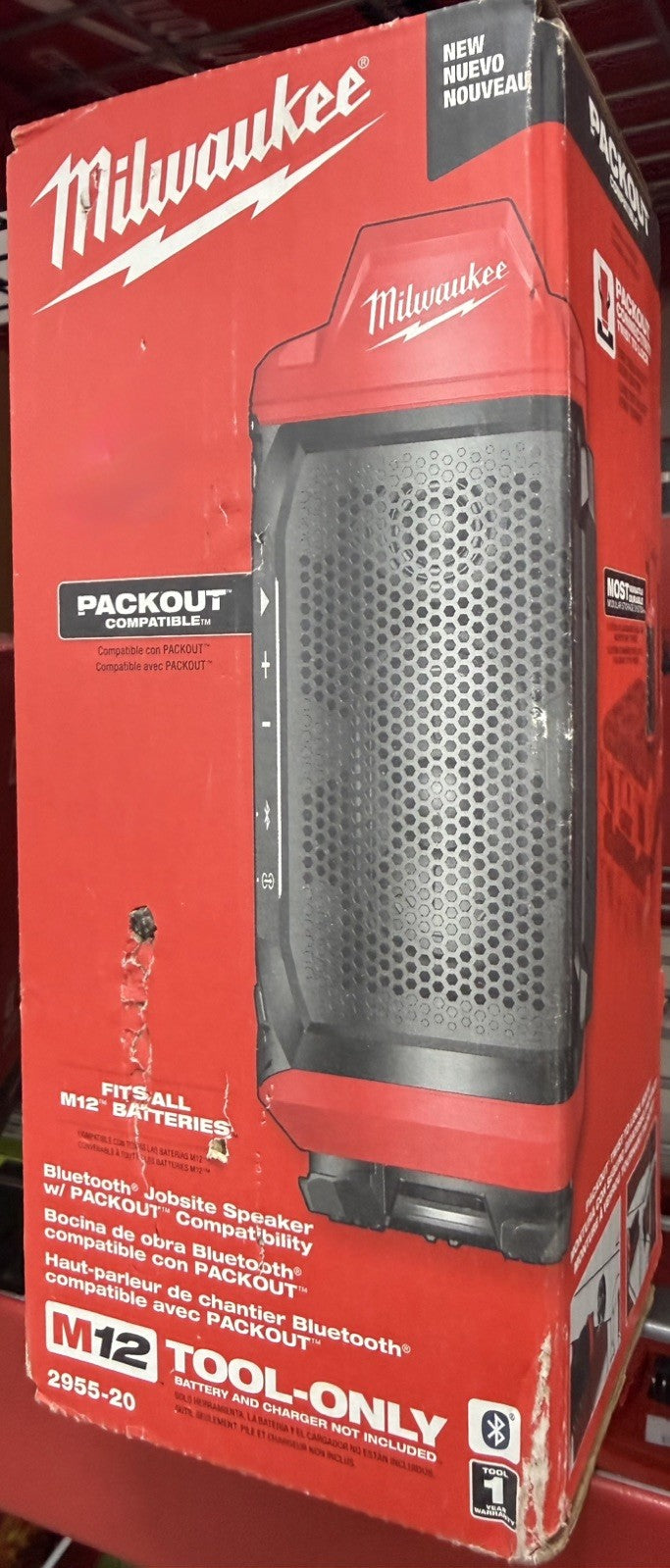Milwaukee M12 Bluetooth Jobsite Speaker 2955-20 Tool Only New Sealed - Lumi and Leo