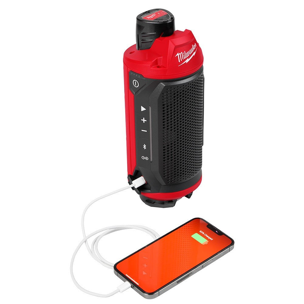 Milwaukee M12 Bluetooth Jobsite Speaker 2955-20 Tool Only New Sealed