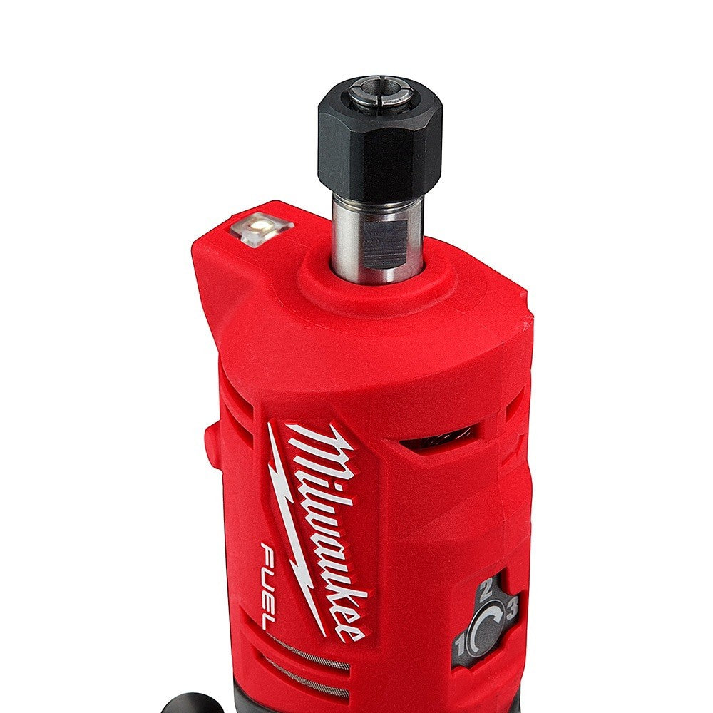 Milwaukee M12 FUEL 1/4" Straight Die Grinder Tool Only Tested Working - Lumi and Leo