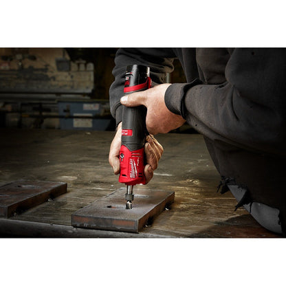Milwaukee M12 FUEL 1/4" Straight Die Grinder Tool Only Tested Working - Lumi and Leo
