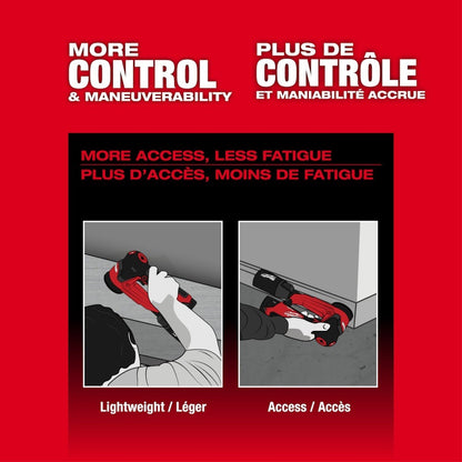 Milwaukee M12 FUEL 3” Random Orbital Detail Sander Tool Only - Lumi and Leo