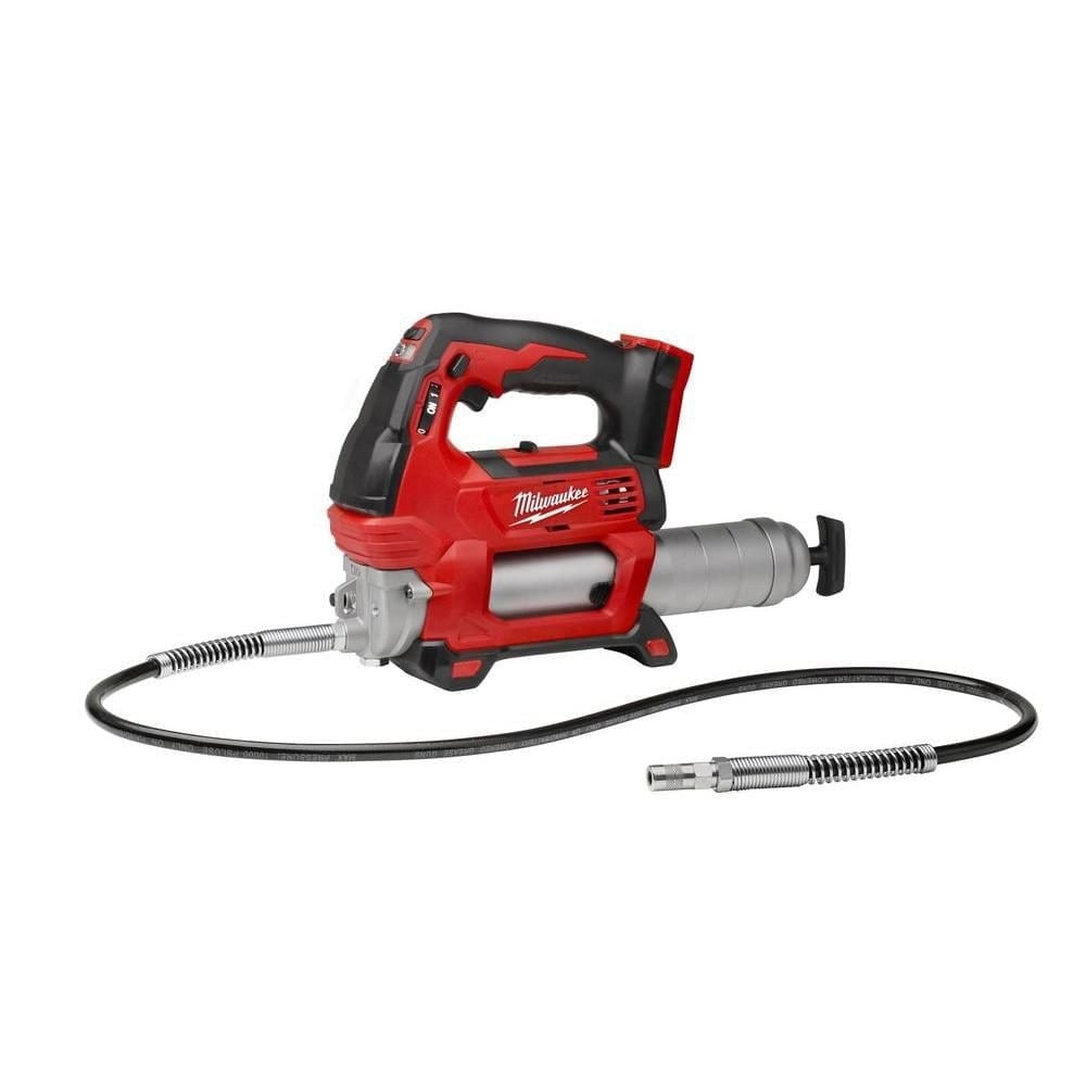Milwaukee M18 2646-20 18V Cordless 2-Speed Grease Gun - Red - Lumi and Leo