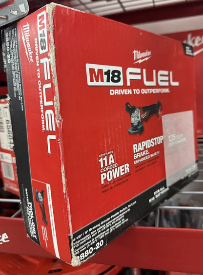 Milwaukee M18 FUEL 4 1/2" / 5" 18V Cordless Angle Grinder, No-Lock - 2880-20 - Lumi and Leo