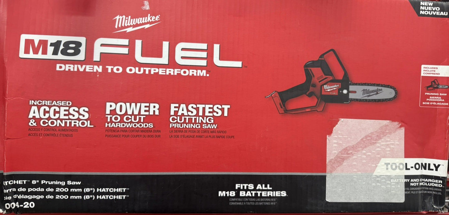 Milwaukee M18 FUEL 8" Hatchet Pruning Saw 3004-20 Tool Only New Sealed - Lumi and Leo
