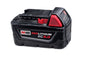 Milwaukee M18 REDLITHIUM XC5.0 Extended Capacity Battery Pack - Black 48-11-1850 - Lumi and Leo