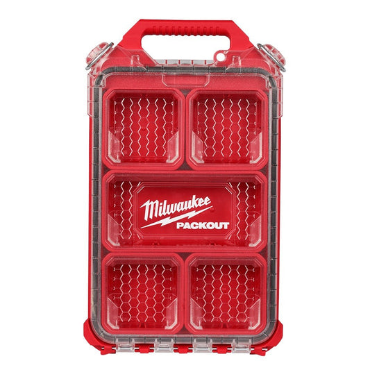 Milwaukee PACKOUT Low Profile Organizer 6 Bin IP65 Modular Storage Case New - Lumi and Leo