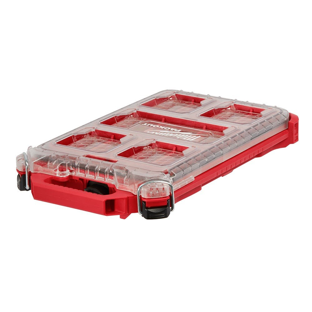 Milwaukee PACKOUT Low Profile Organizer 6 Bin IP65 Modular Storage Case New - Lumi and Leo