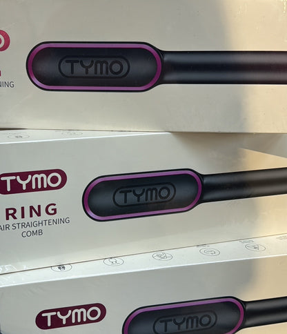 NEW TYMO Ring Hair Straightening Comb 5 Temperature Levels Fast Heat Up SEALED - Lumi and Leo