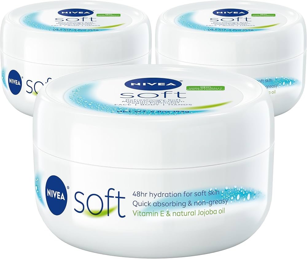 NIVEA Soft Moisturizing Cream 6.8 oz 3 pack - Lumi and Leo