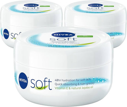 NIVEA Soft Moisturizing Cream 6.8 oz 3 pack - Lumi and Leo