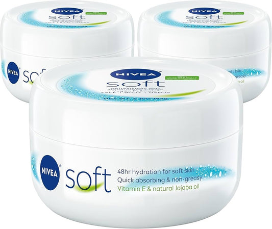 NIVEA Soft Moisturizing Cream 6.8 oz 3 pack - Lumi and Leo