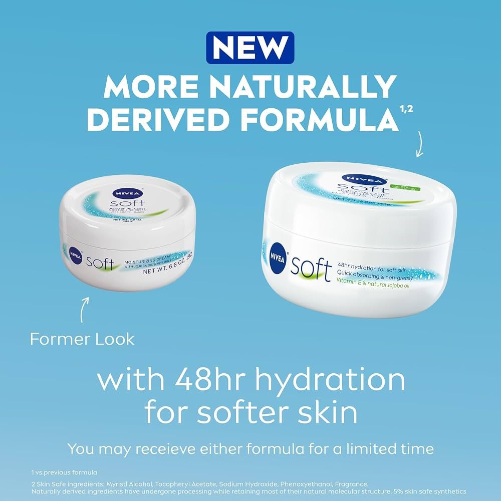 NIVEA Soft Moisturizing Cream 6.8 oz 3 pack - Lumi and Leo