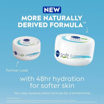 NIVEA Soft Moisturizing Cream 6.8 oz 3 pack - Lumi and Leo