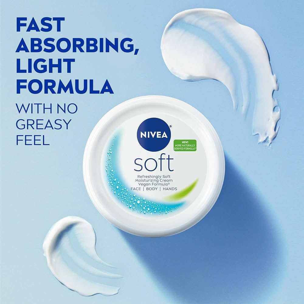 NIVEA Soft Moisturizing Cream 6.8 oz 3 pack - Lumi and Leo
