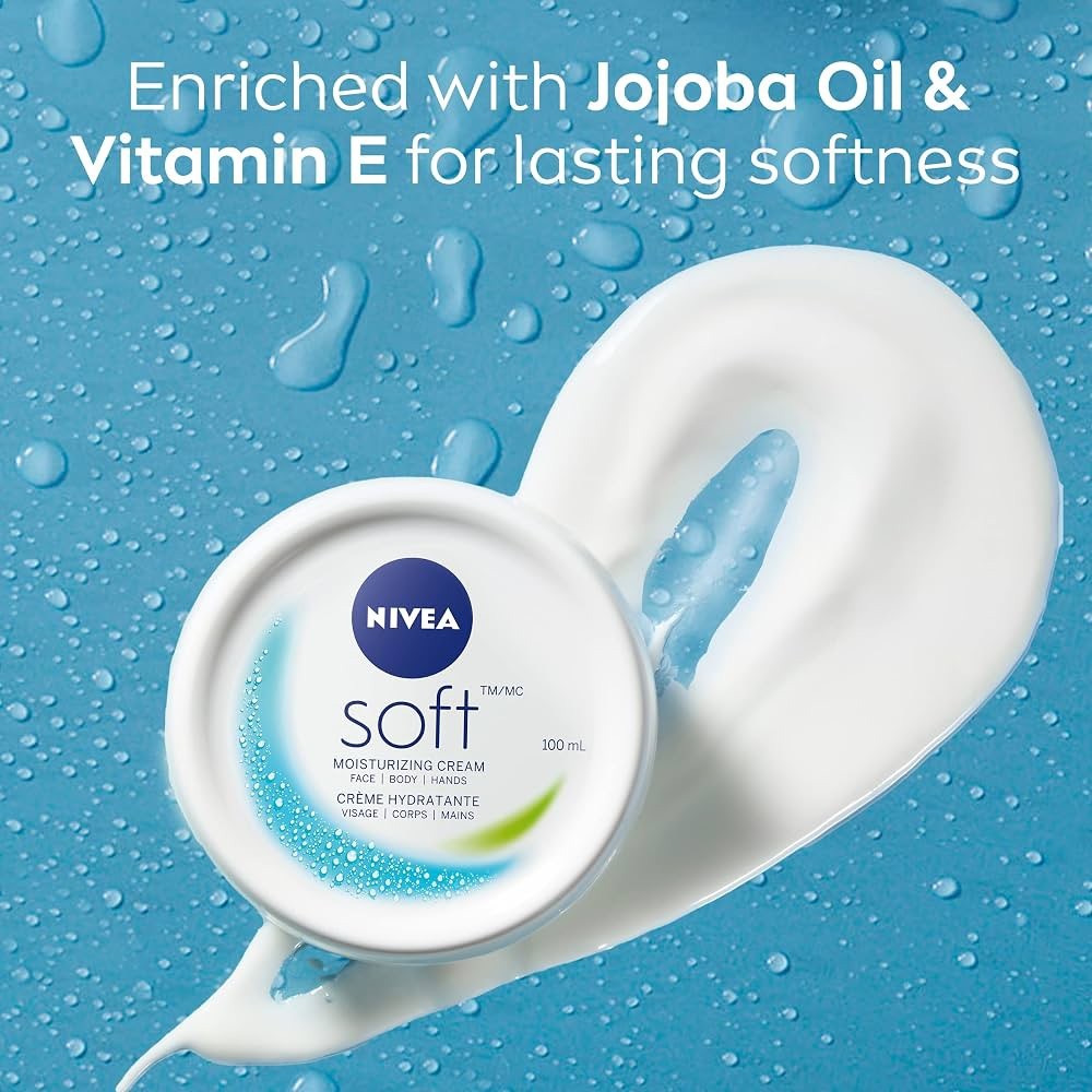 NIVEA Soft Moisturizing Cream 6.8 oz 3 pack - Lumi and Leo