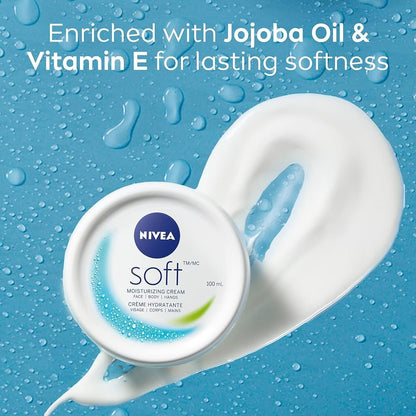 NIVEA Soft Moisturizing Cream 6.8 oz 3 pack - Lumi and Leo