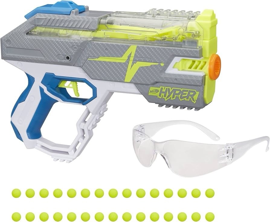 Nerf Hyper Rush-40 Blaster 30 Hyper Rounds 40-Round Capacity - Lumi and Leo