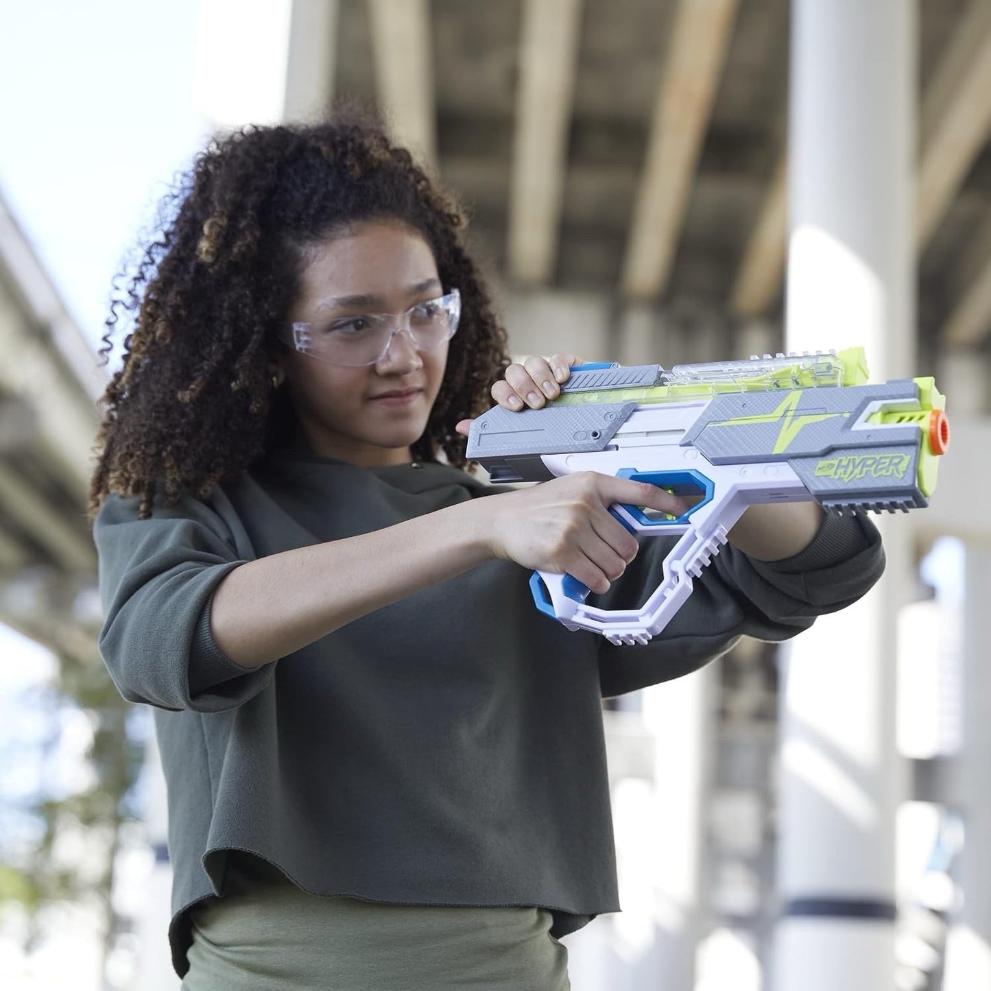 Nerf Hyper Rush-40 Blaster 30 Hyper Rounds 40-Round Capacity - Lumi and Leo