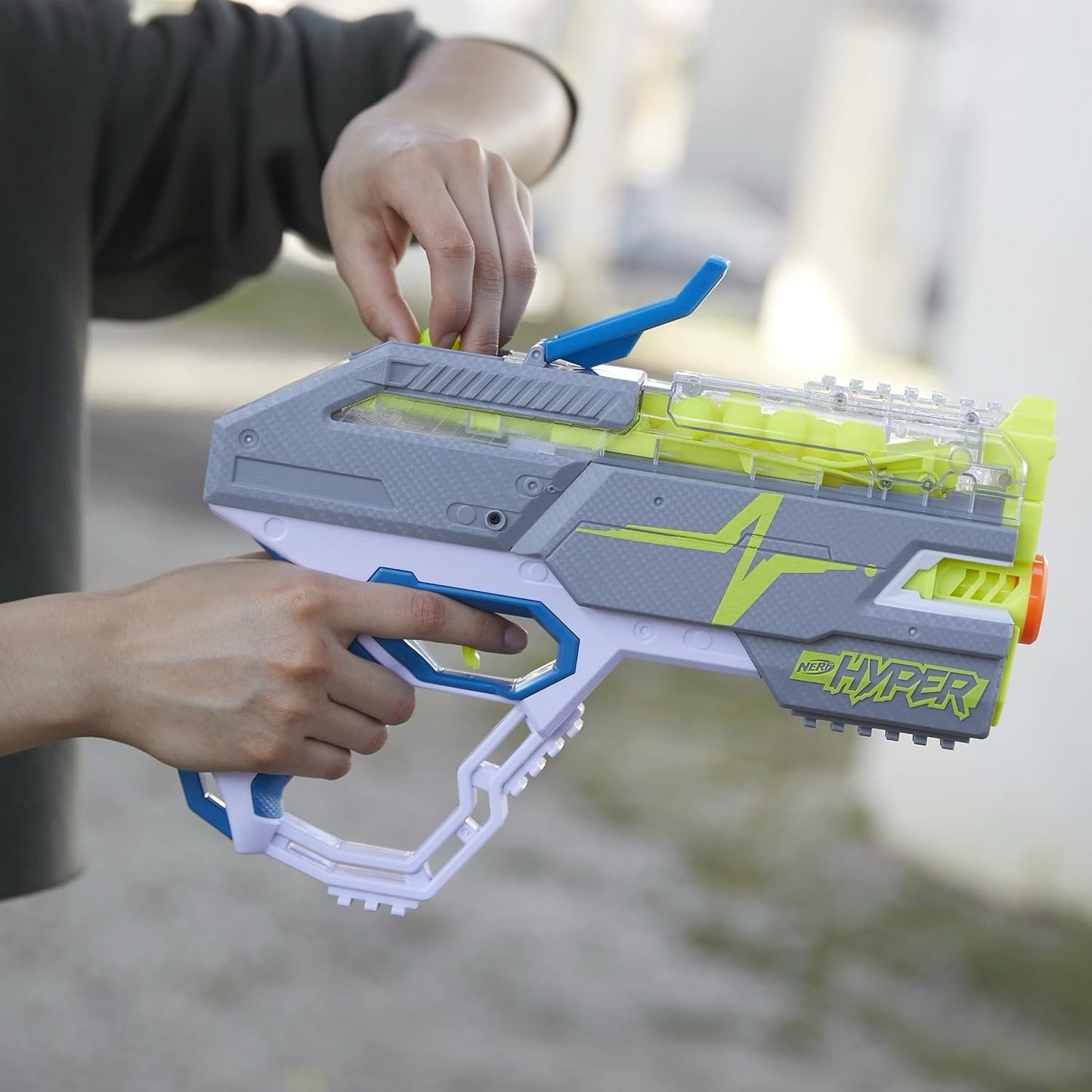Nerf Hyper Rush-40 Blaster 30 Hyper Rounds 40-Round Capacity - Lumi and Leo