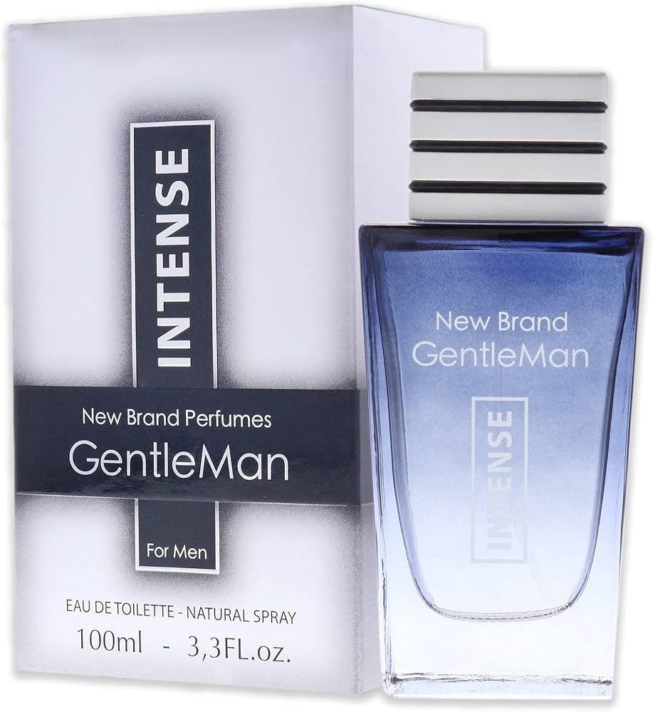 New Brand Intense GentleMan For Men Eau de Toilette EDT 100ml 3.3 fl oz