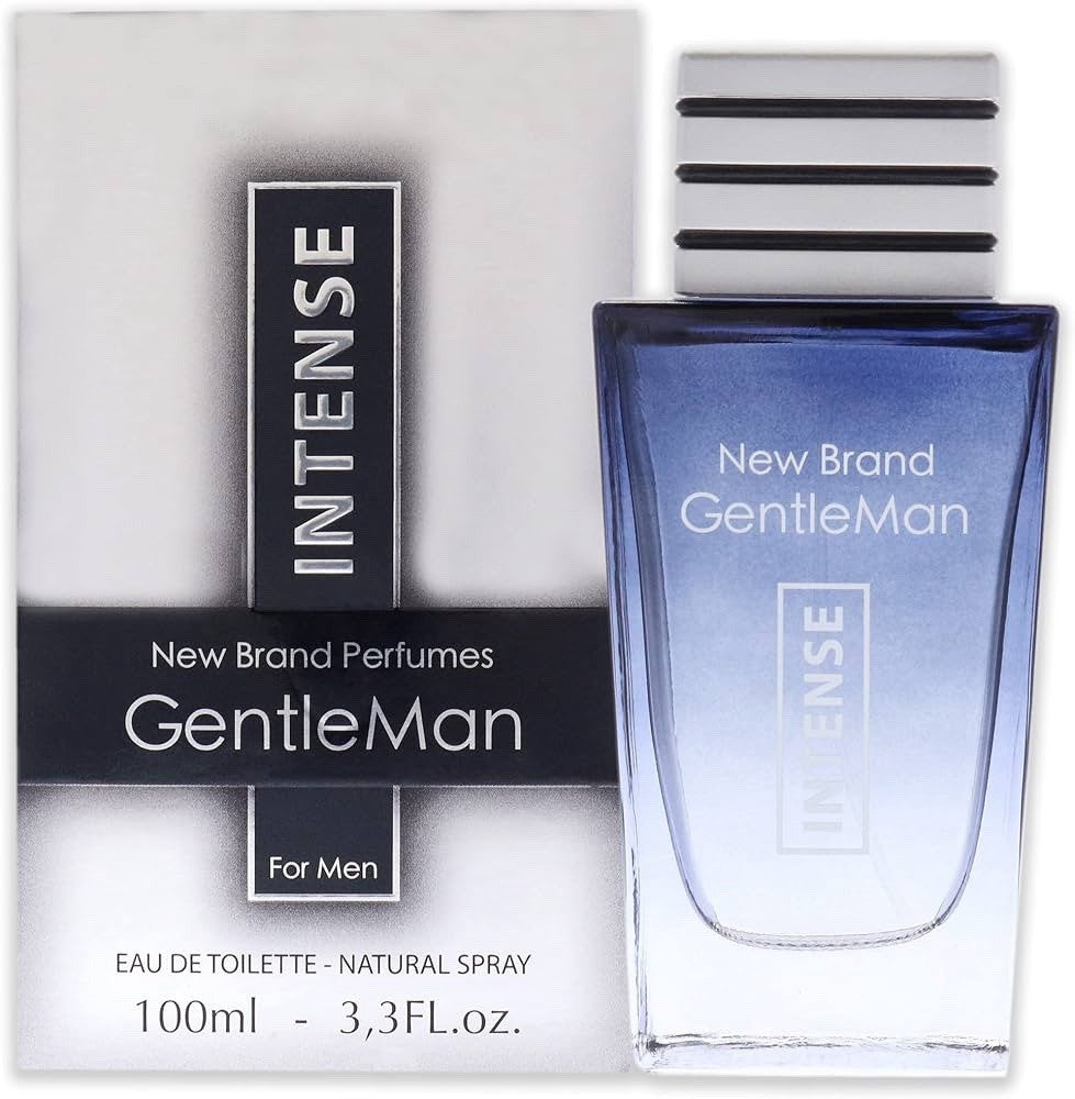 New Brand Intense GentleMan For Men Eau de Toilette EDT 100ml 3.3 fl oz - Lumi and Leo