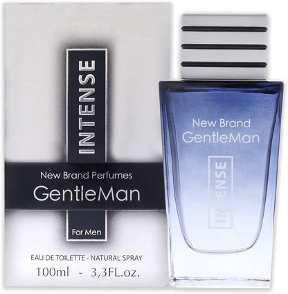 New Brand Intense GentleMan For Men Eau de Toilette EDT 100ml 3.3 fl oz - Lumi and Leo