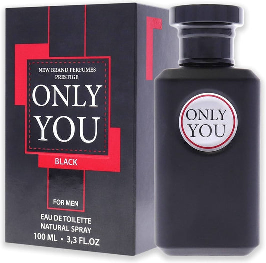 New Brand Only You Black by New Brand for Men - 3.3 oz EDT Spray - Lumi and Leo