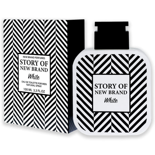 New Brand Story Of New Brand White For Men Eau De Toilette 100ml For Men - Lumi and Leo