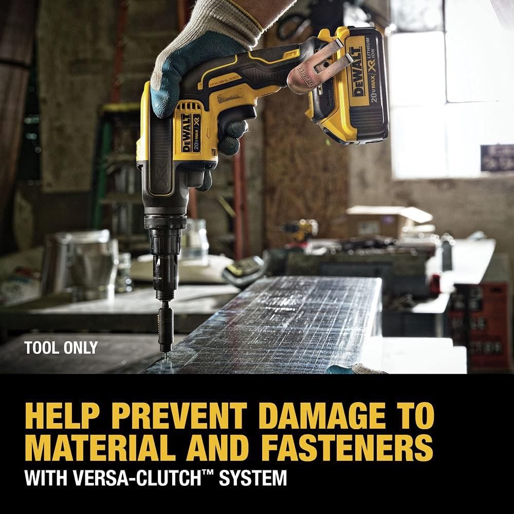 New DEWALT DCF622 20V MAX XR Screw Gun Versa-Clutch Adjustable Torque Tool Only - Lumi and Leo