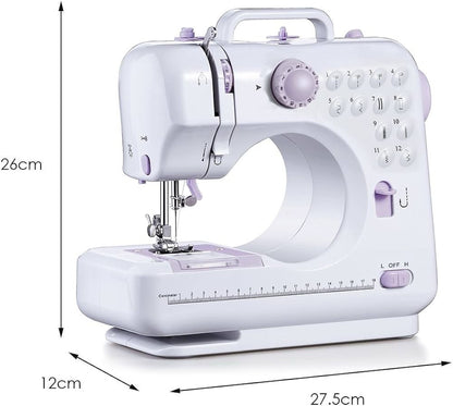 New MIFXIN Household Sewing Machine 12 Stitches Mini Size - Lumi and Leo