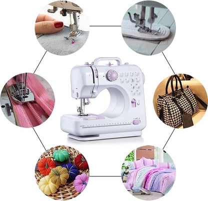 New MIFXIN Household Sewing Machine 12 Stitches Mini Size - Lumi and Leo