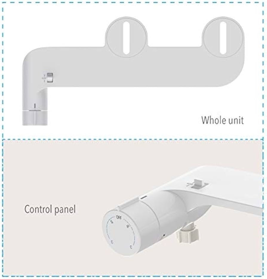 Nitaly BidetSpa T3201-30 Cold Water Bidet Toilet Attachment Non-Electric - Lumi and Leo