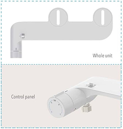 Nitaly BidetSpa T3201-30 Cold Water Bidet Toilet Attachment Non-Electric - Lumi and Leo