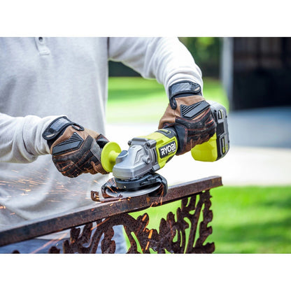 ONE+ HP 18V Brushless Cordless 4-1/2 in. Angle Grinder -  Model PBLAG01B - NEW - Lumi and Leo