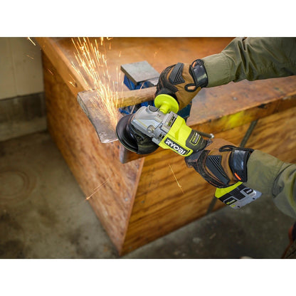 ONE+ HP 18V Brushless Cordless 4-1/2 in. Angle Grinder -  Model PBLAG01B - NEW - Lumi and Leo