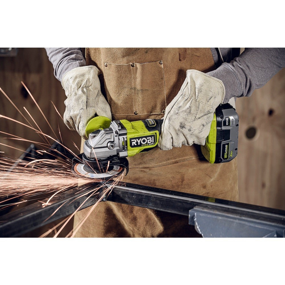 ONE+ HP 18V Brushless Cordless 4-1/2 in. Angle Grinder -  Model PBLAG01B - NEW