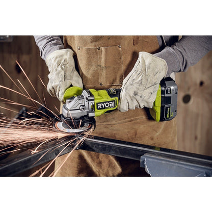 ONE+ HP 18V Brushless Cordless 4-1/2 in. Angle Grinder -  Model PBLAG01B - NEW - Lumi and Leo