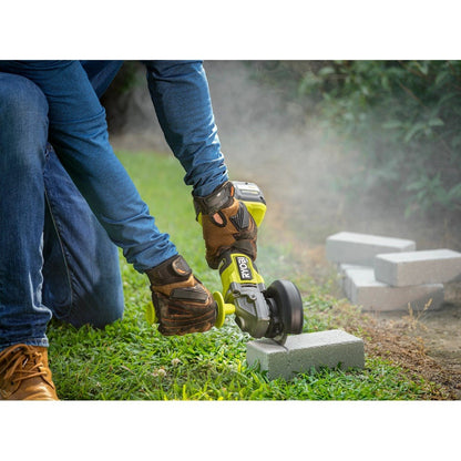 ONE+ HP 18V Brushless Cordless 4-1/2 in. Angle Grinder -  Model PBLAG01B - NEW - Lumi and Leo