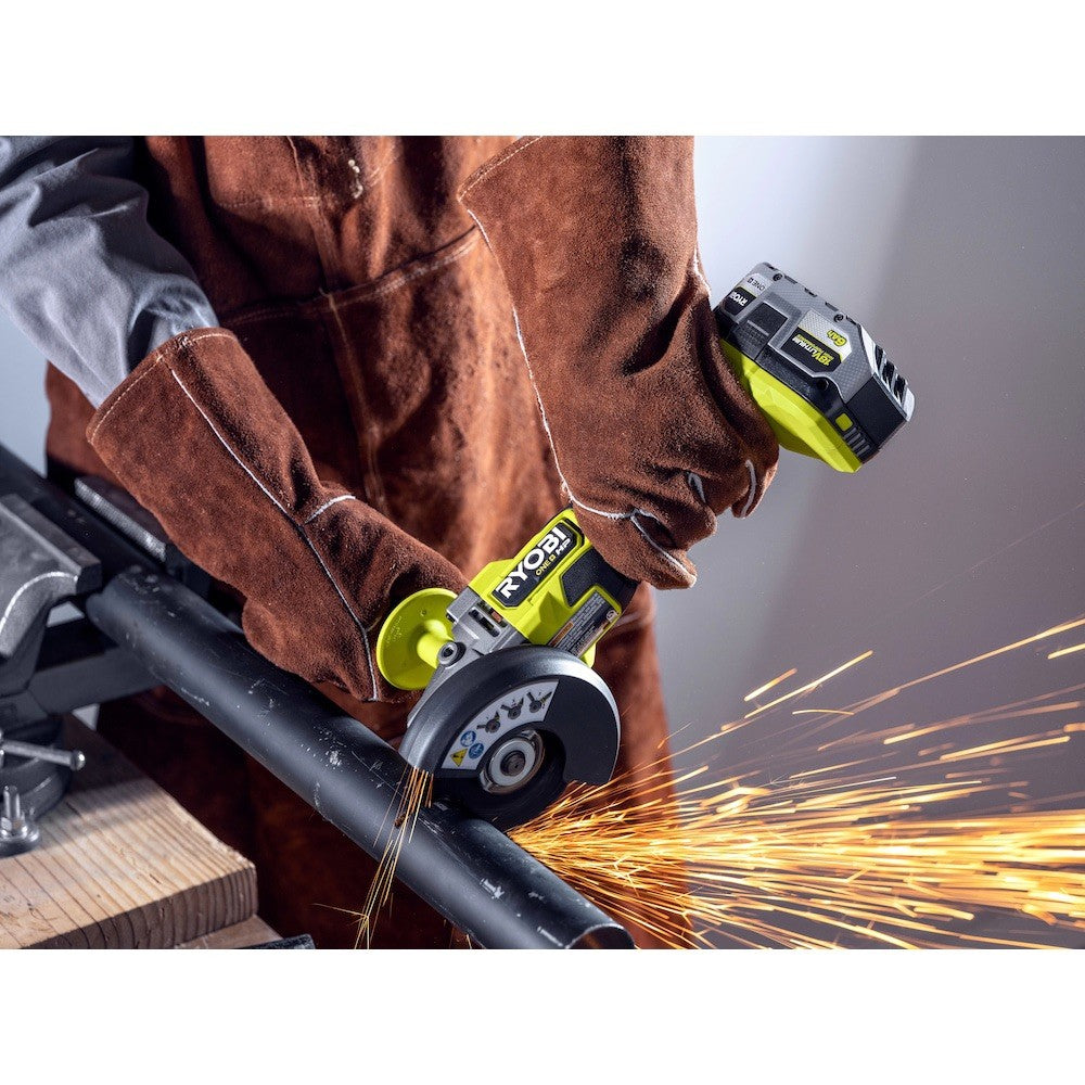 ONE+ HP 18V Brushless Cordless 4-1/2 in. Angle Grinder -  Model PBLAG01B - NEW