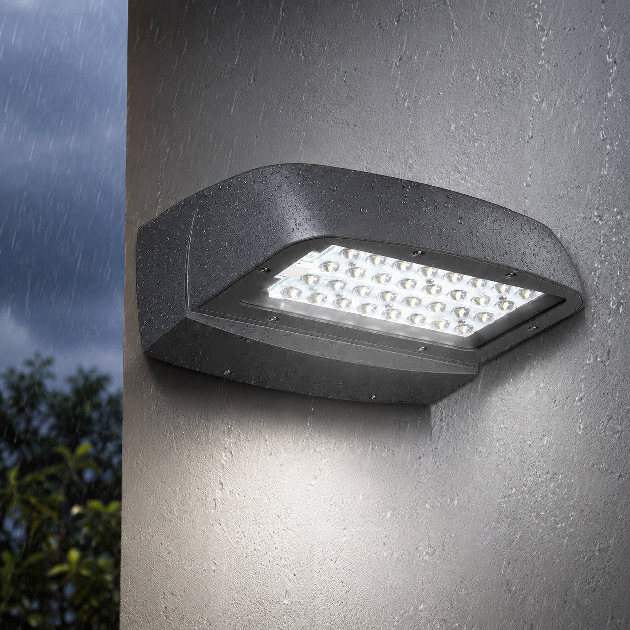 Philips Stonco Keene LPW32 LED Wall Sconce 71W 347V 4000K Commercial Light - Lumi and Leo