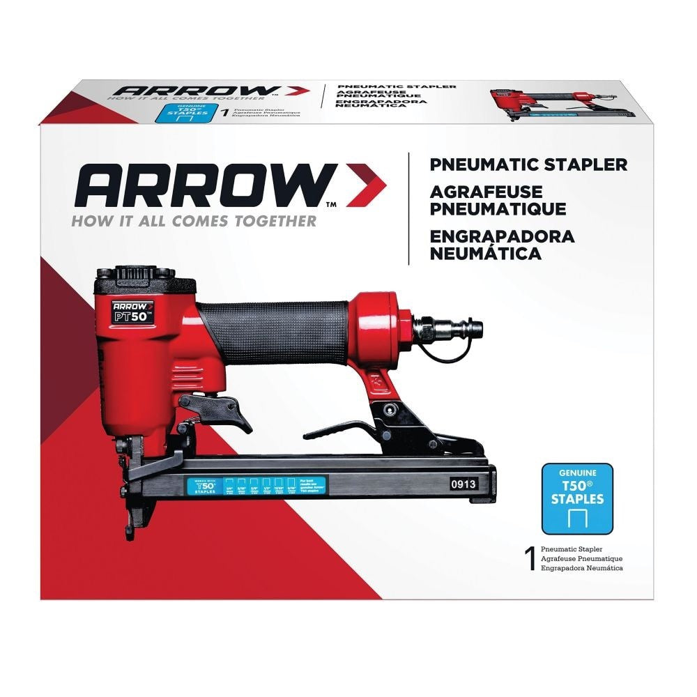 Pneumatic Stapler for Construction Upholstery 1/4-9/16 Staples.