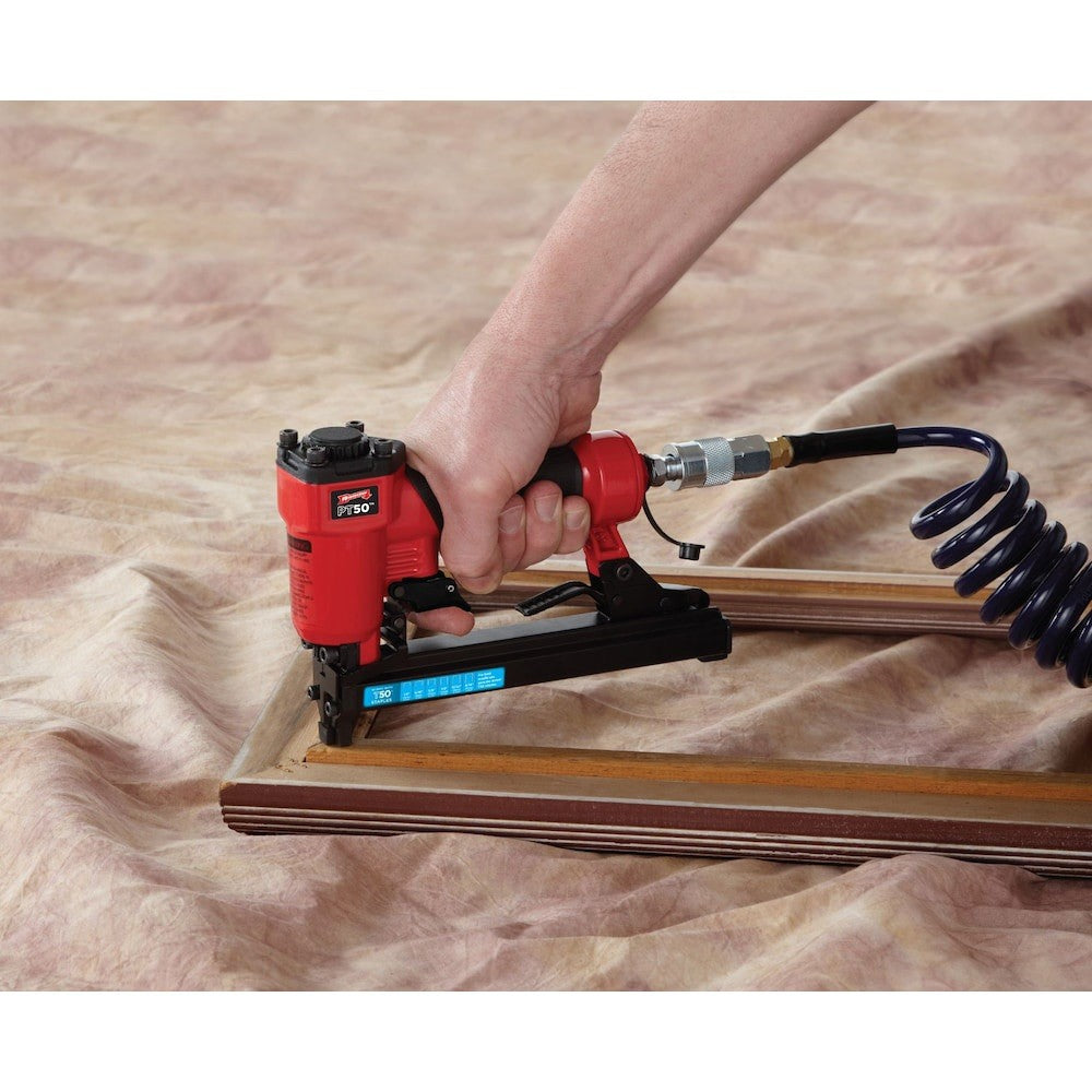 Pneumatic Stapler for Construction Upholstery 1/4-9/16 Staples.