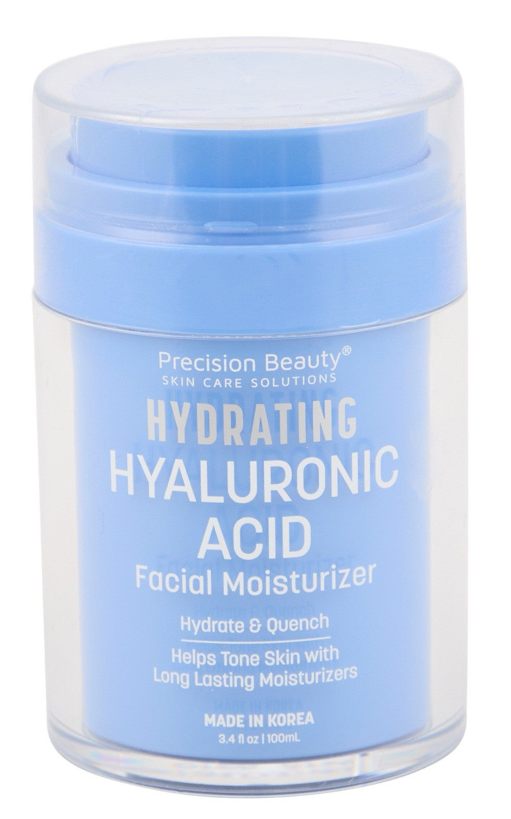 Precision Beauty  Hyaluronic Acid Facial Moisturizer Helps Skin Tone 3.4oz NEW!! - Lumi and Leo