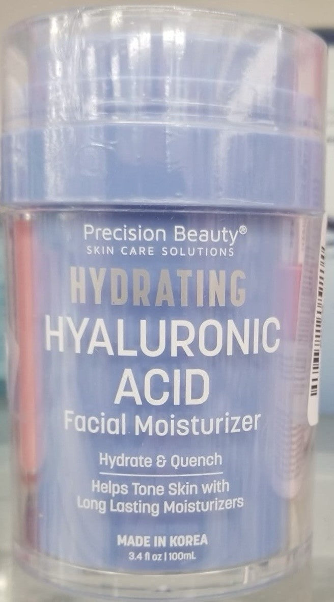 Precision Beauty  Hyaluronic Acid Facial Moisturizer Helps Skin Tone 3.4oz NEW!! - Lumi and Leo
